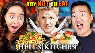 Try Not To Eat  Hells Kitchen 3 Spaghetti amp Lobster Smoked Enchiladas Raj’s Pizza [upl. by Assilrac818]