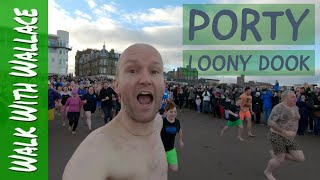 Porty Loony Dook 2019  Portobello beach Edinburgh [upl. by Emelen]