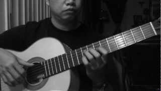 Maalaala Mo Kaya  C De Guzman arr Jose Valdez Solo Classical Guitar [upl. by Hagood]