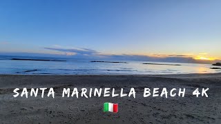 Santa Marinella Beach Rome Italy 🇮🇹 [upl. by Ayel849]