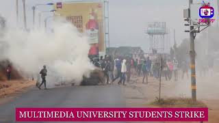 Multimedia University students strike over water shortage [upl. by Hally]