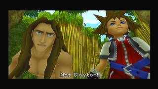 Kingdom Hearts 1 PS2 Walkthrough Part 16 Clayton and the Keyhole [upl. by Yesnil]