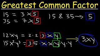 How To Find The Greatest Common Factor Quickly [upl. by Zerline89]