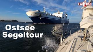 Mit dem Segelboot durch die Trave nach LübeckTravemünde auf die Ostsee⛵ Zusch in Gefahr beim Segeln [upl. by Elades]