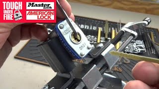 669 Master Lock Opened wa Plastic Zip Tie [upl. by Sedicla94]