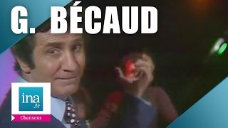 Gilbert Bécaud quotSo far away from Courbevoiequot live officiel  Archive INA [upl. by Drallim189]