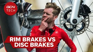 Rim Brakes Vs Disc Brakes Which Really Are Better [upl. by Vittorio651]