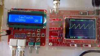 Banggood DSO138 Digital Oscilloscope amp Hiland DDS Function Signal Generator [upl. by Raynold]