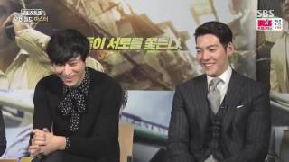 ENG SUB 161119 Kim Woo Bin Kang Dong Won Lee Byung Hun MASTER interview on SBS MovieWorld [upl. by Ynor]