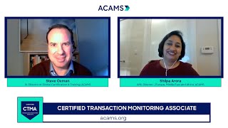 Certify your Knowledge amp Expertise in Transaction Monitoring [upl. by Latsyc848]