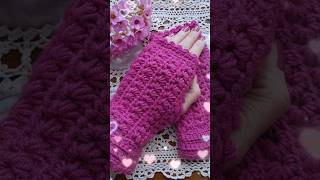 New crochet finger less gloves 🧤 New dezine 2024 [upl. by Hanselka]