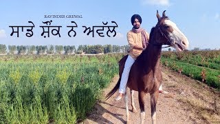 ਸਾਡੇ ਸ਼ੌਂਕ ਨੇ ਅਵੱਲੇ  Shonk Mitran Da  Ravinder Grewal Farmhouse [upl. by Gae]