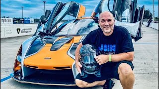 McLaren Senna Track Lap Record Palm Beach International Raceway with Dirk Ulrich Congrats [upl. by Anaerdna315]