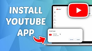 How to Download and Install YouTube App on LaptopPC [upl. by Oinotna]