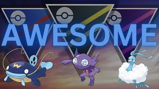 Great League Whiscash Sableye Altaria team is AWESOME in PokemonGo [upl. by Emixam]