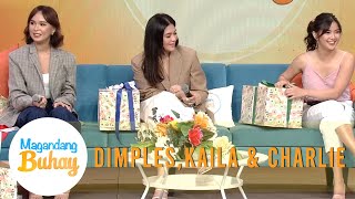 Charlie gives Dimples and Kaila a gift  Magandang Buhay [upl. by Ldnek]