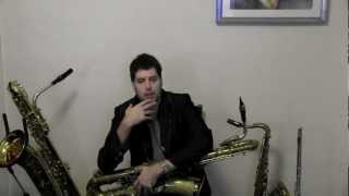 Long Tones Exercise for Saxophone by Brian Landrus [upl. by Armilla]