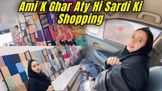 Ami K Ghar Aaty Hi Sardi Ki Shopping Kar Li  Aqsa Ali Vlogs [upl. by Eissej]