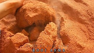 You guys will watch it on repeat🔥Red Dirt  Yellow Concrete Crumbles🤤 Satisfying Dustplay tapping 💨 [upl. by Odel540]