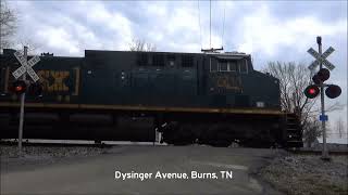 Railroad Crossings of the CSX Bruceton Subdivision [upl. by Einor358]