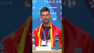 Bog je veliki  Novak Đoković olympics2024 djokernole hrišćanstvo bog djokernole verauboga [upl. by Arahset674]