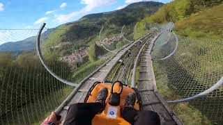 Hasenhorn Coaster Abfahrt in Todtnau und dabei die Aussicht genießen 😌 [upl. by Evot251]