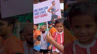 Grace cancer run 2024 marathon  7th edition  evaan 16monthsold GraceCancerFoundation [upl. by Lipps]