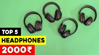 Top 5 Best Wireless Headphones Under 2000 2023 ⚡ Best Bluetooth Headphones Under 2000 rs ⚡ [upl. by Notsob]