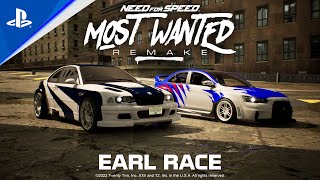 Need For Speed™ Most Wanted 2024 Remake  Gameplay BMW M3 GTR VS Lancer Earl [upl. by Oht]