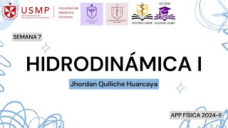 Física  Sesión 7  Hidrodinámica I  Jhordan Quiliche  2024II [upl. by Cloris872]