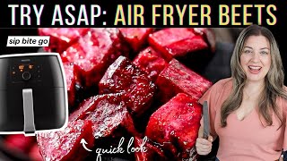 How To Make Air Fryer Beets Recipe Cook With Me [upl. by Afas]