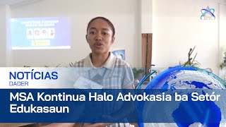 Multi Science Academy Kontinua Halo Advokasia ba Prosesu Edukasaun Iha TimorLeste [upl. by Lancey561]