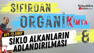 SİKLO ALKANLARIN ADLANDIRILMASI ORGANİK KİMYA  HİDROKARBONLAR  12SINIF KİMYA  AYT KİMYA [upl. by Kristina472]