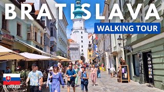 The Ultimate BRATISLAVA Walking Tour  4K UHD 2023 [upl. by Nosyrb626]