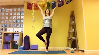 Vata pacifying flow yoga practice  45 minutes [upl. by Summons]