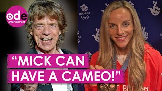 Team GB’s Georgia Bell Reacts to Mick Jagger’s Olympic Support [upl. by Merete923]