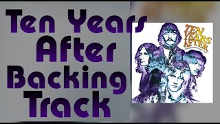 Ten Years After Backing Track  ID LOVE TO CHANGE THE WORLD  Key E Minor [upl. by Lizbeth]