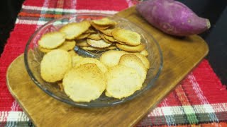 Como FAZERChips de batata doce DELICIOSO e FÁCIL [upl. by Atniuqal]