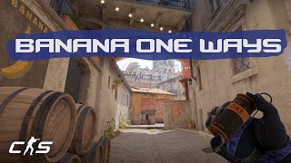 CS2 Inferno  3 Unstoppable One Way Smokes for BANANA Patched [upl. by Naejeillib]