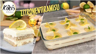 REZEPT Zitronentiramisu mit einer Geheimzutat 😍 Fruchtiges Tiramisu einfach und lecker [upl. by Erasme442]