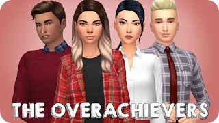 HIGH SCHOOL CLIQUES  THE OVERACHIEVERS  Sims 4 Create A Sim [upl. by Akimak]