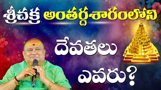 శ్రీచక్ర అంతర్దశారంలోని దేవతలు  Devatas in Antardasharam  Origin of Sri Chakra  Siddhaguru [upl. by Oilejor]