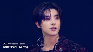 Karma Stage Cam  2023 Weverse Con Festival  ENHYPEN 엔하이픈 [upl. by Madella]