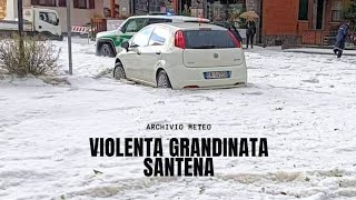 VIOLENTA GRANDINATA a Santena  Torino 22052024 [upl. by Oetomit]