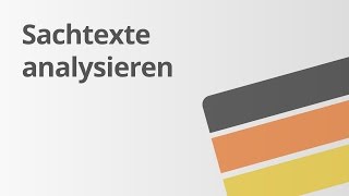 Sachtexte analysieren – einen Schluss schreiben  Deutsch  Textanalyse und interpretation [upl. by Anaej]