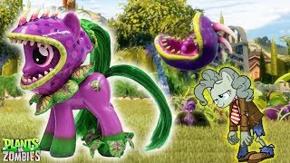 CHOMPER PONY  PLANTS VS ZOMBIES DIY Tutorial Custom 2 [upl. by Rehpinej982]