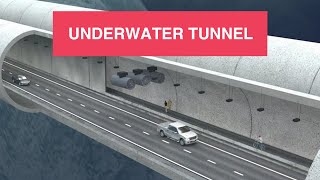 How they build a tunnel underwater ENGLANDFRANCE [upl. by Larine]