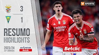 Resumo Benfica 31 Estoril Liga 2324 25 [upl. by Bloom]