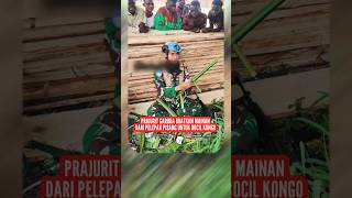 Bocah Kongo Senang Setelah di Buatkan Senjata Mainan Dari Pelepah Pisang [upl. by Jeanelle]