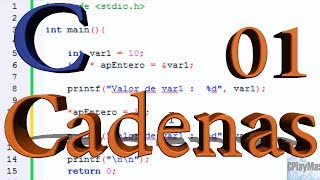 Programación en C  MANEJO DE CADENAS  Parte 1 [upl. by Omora792]